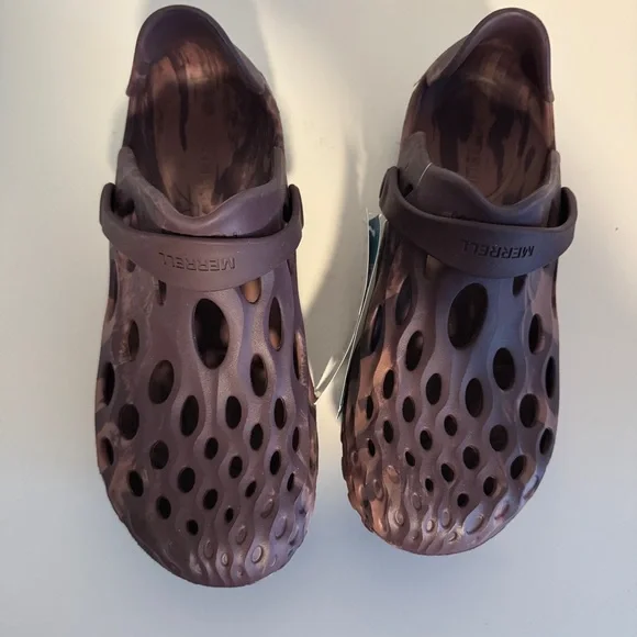 Merrell Two-Tone Hydro Moc Purple Clog Shoes 9 - Picture 5 of 9